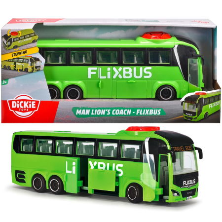 Autobuz Dickie Toys MAN Lion's Coach 26,5 cm Flixbus verde [6]