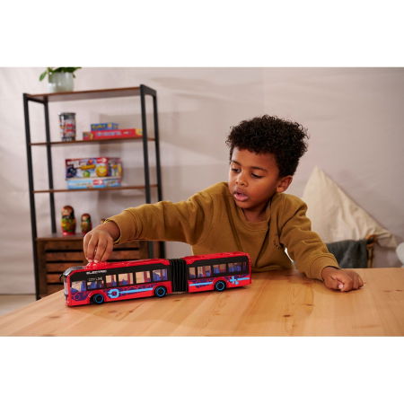 Autobuz Dickie Toys Volvo City Bus 40 cm rosu [1]