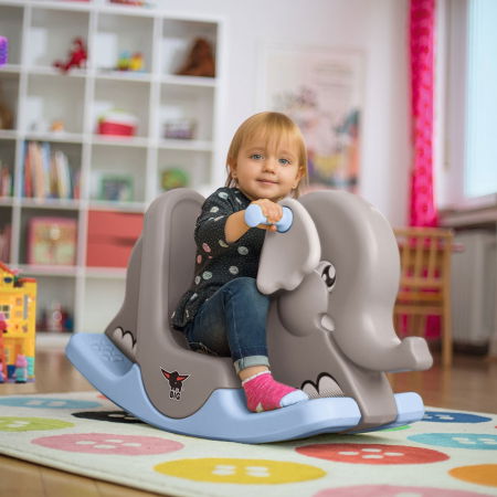 Balansoar Big Rocking Elephant grey [4]