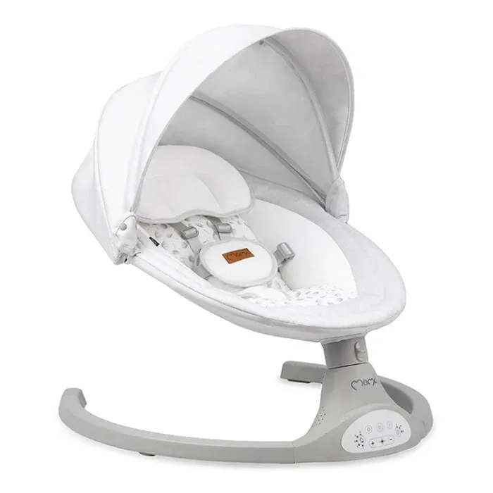 Produse îngrijire copii - Balansoar electric MoMi Lami, Gri