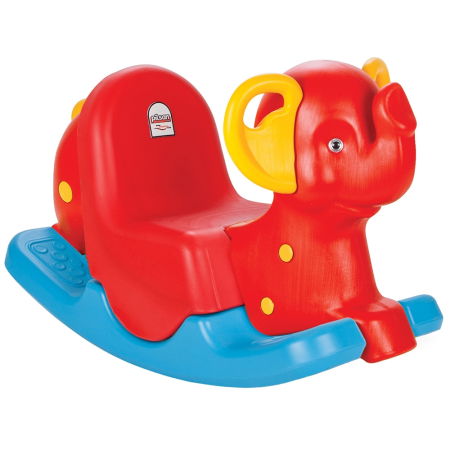 Jucarii pentru bebelusi - Balansoar pentru copii Pilsan Happy Elephant red