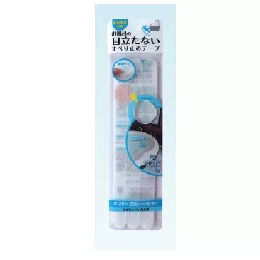Banda adeziva antiderapare, din adeziv acrilic, pentru baie, tip fasii, transparenta, 6buc [4]