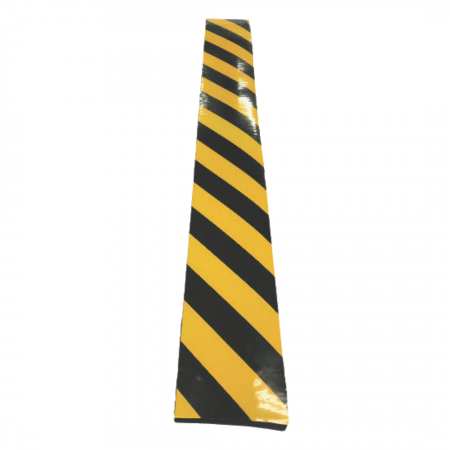 Banda autoadeziva burete, din spuma, pentru etansare, 1m, negru/galben [10]