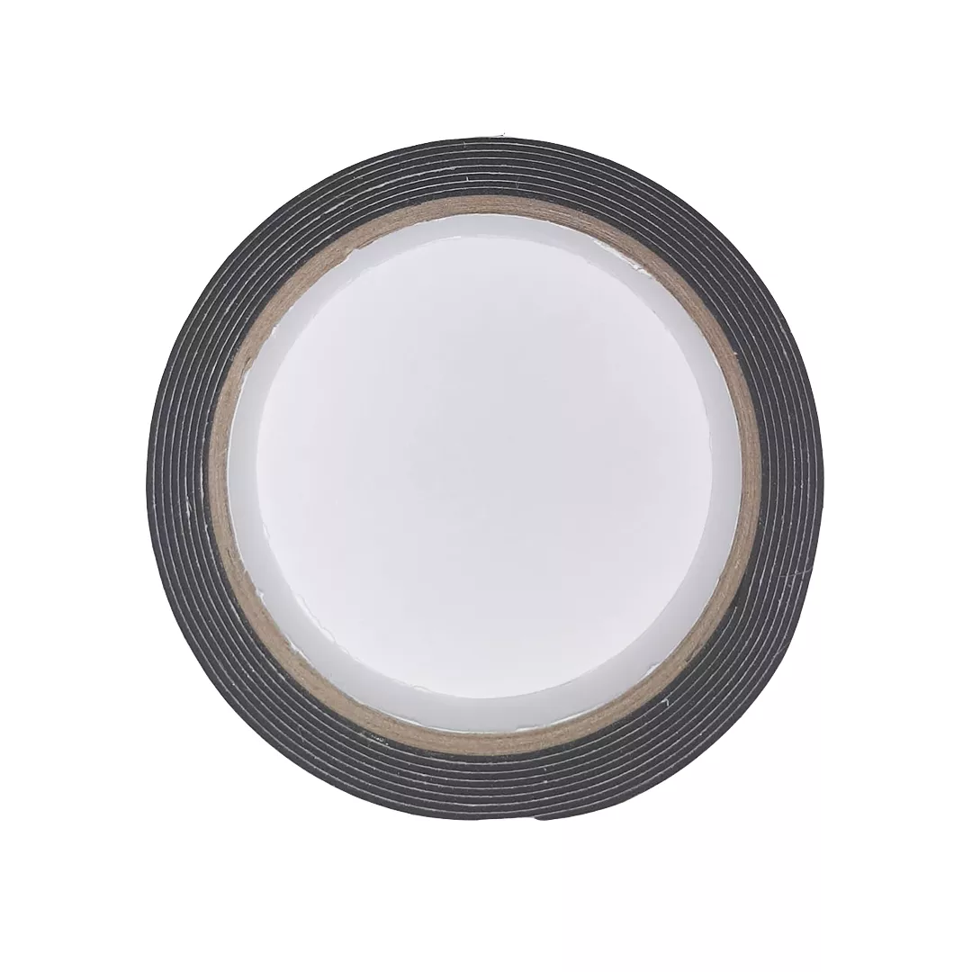 Banda dublu adeziva, din adeziv acrilic, pentru uz exterior, 2m, neagra [3]