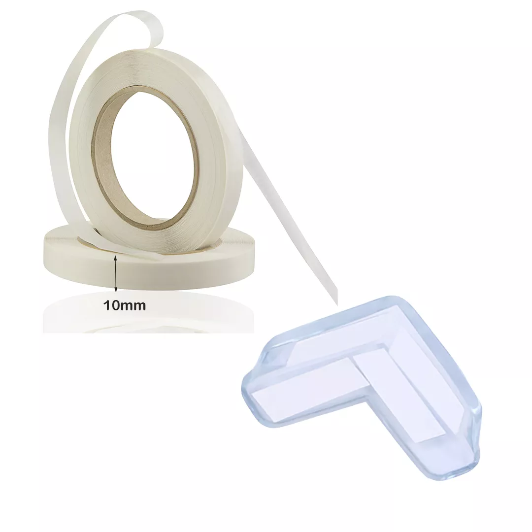 Banda dublu adeziva, din adeziv acrilic, pentru uz interior, 10mm*5m, transparenta [3]