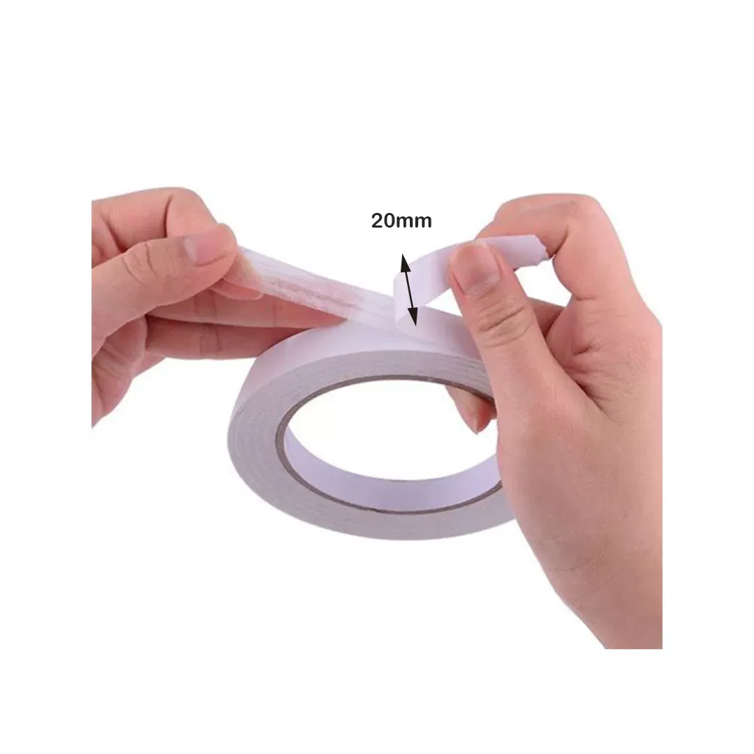 Banda dublu adeziva, din adeziv acrilic, pentru uz interior, 20mm*5m, transparenta [5]