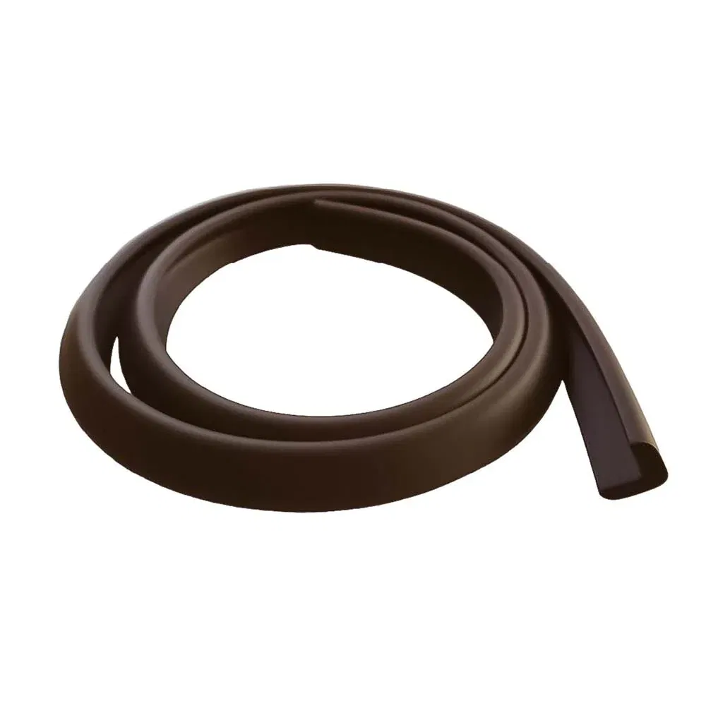 Banda protectie mobilier, din spuma de cauciuc, maro, 2m