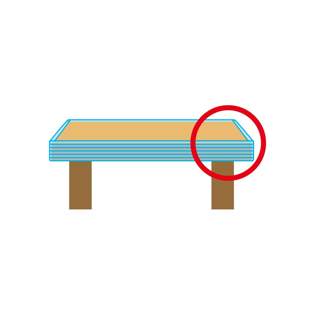 Bandă protecție mobilier, tubulara, transparenta, 1.2m [6]