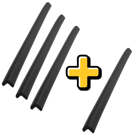 Produse - Banda protectie muchii, din spuma de cauciuc, 5.5x90cm, uz industrial, 3+1 Gratuit