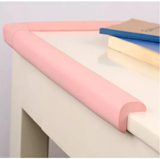 Banda Protectie Muchii Si Margini Set 2 buc 40cm Spuma Roz Pastel [6]