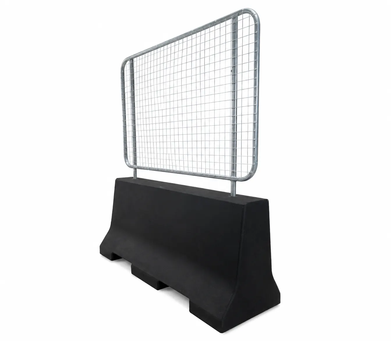 Echipamente Protecția Muncii - Barieră rutiera New Jersey cu panou metalic 160 cm