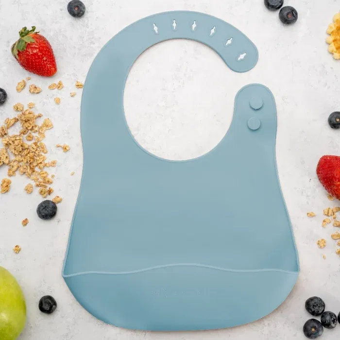 Baveta din silicon, AppeKids - Albastru [2]