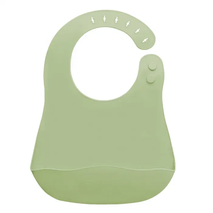 Produse - Baveta din silicon, AppeKids - Verde