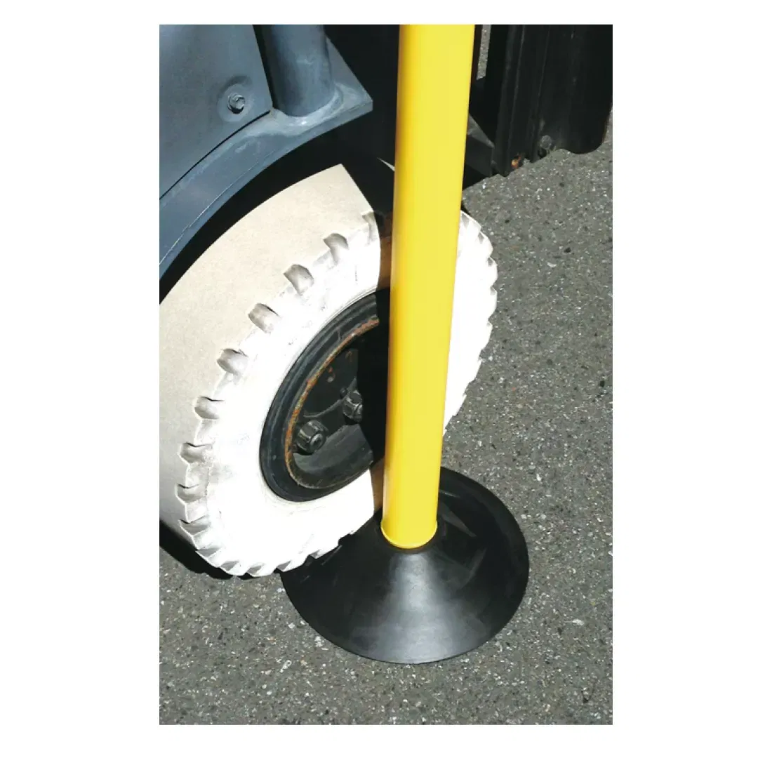 Baza din cauciuc pentru stalpi delimitare, 300mm, neagra [1]
