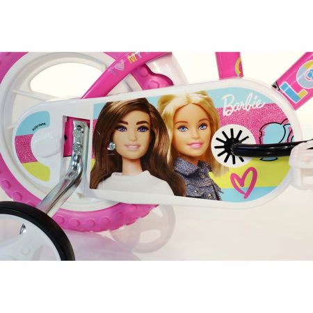 Bicicleta Barbie, pentru fetite, 3-5 ani [4]