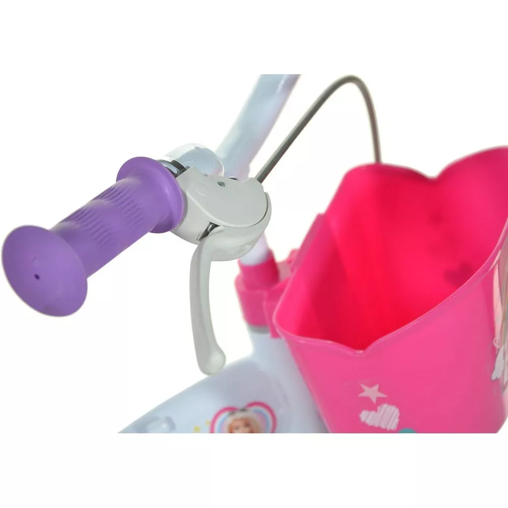 Bicicleta copii 3-5 ani, cu roti ajutatoare, pentru fetite, Dino Bikes [6]