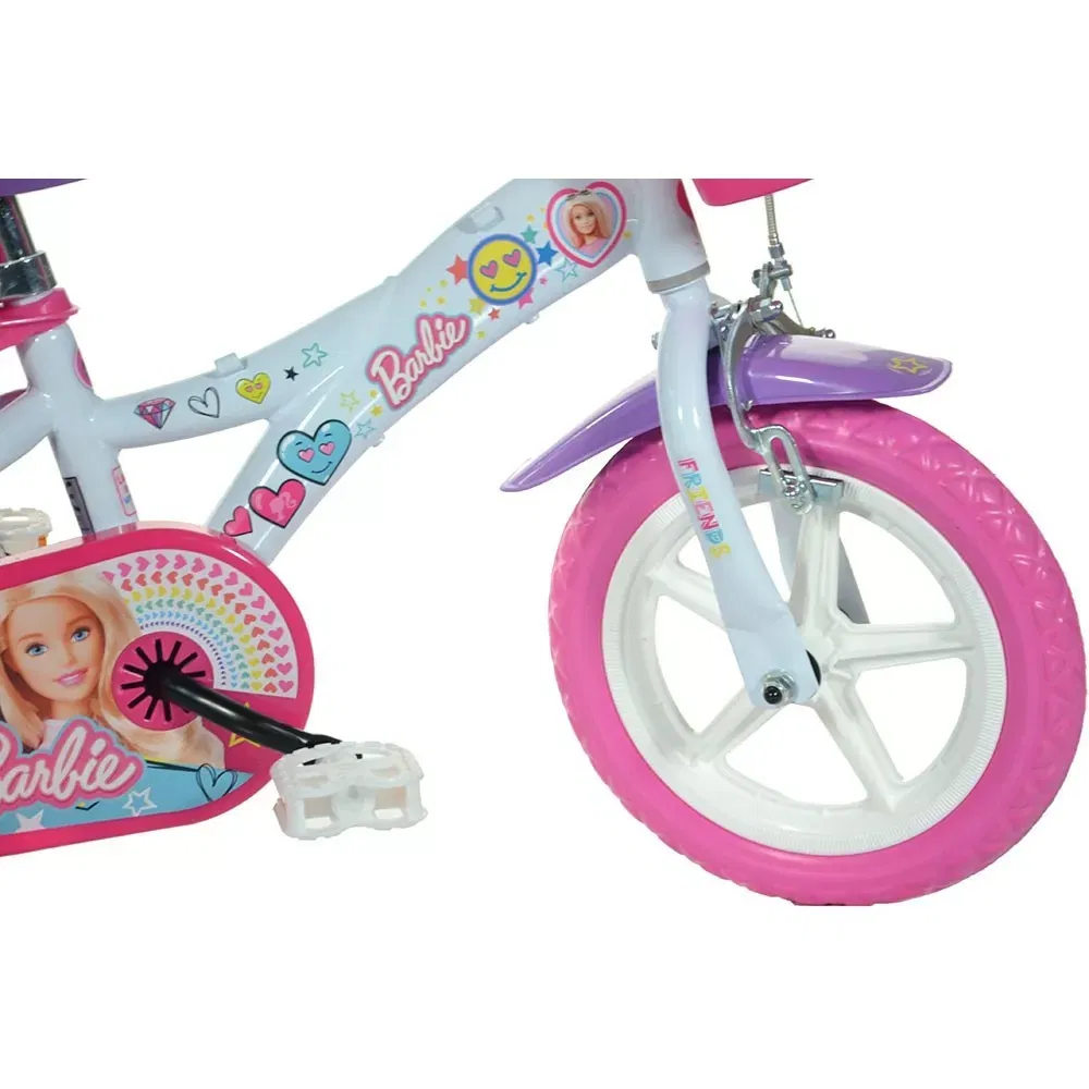 Bicicleta copii 3-5 ani, cu roti ajutatoare, pentru fetite, Dino Bikes [3]