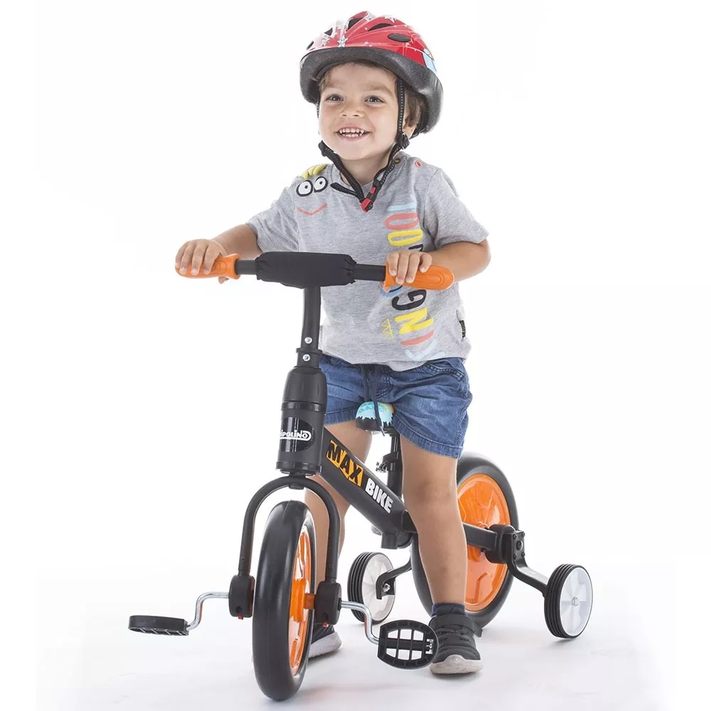 Bicicleta copii 3 ani, cu roti ajutatoare, Chipolino Max [2]