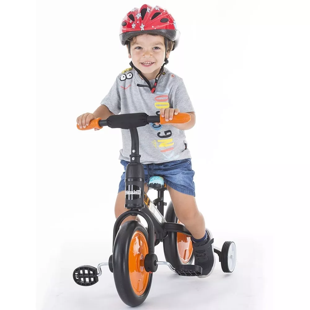 Bicicleta copii 3 ani, cu roti ajutatoare, Chipolino Max [1]