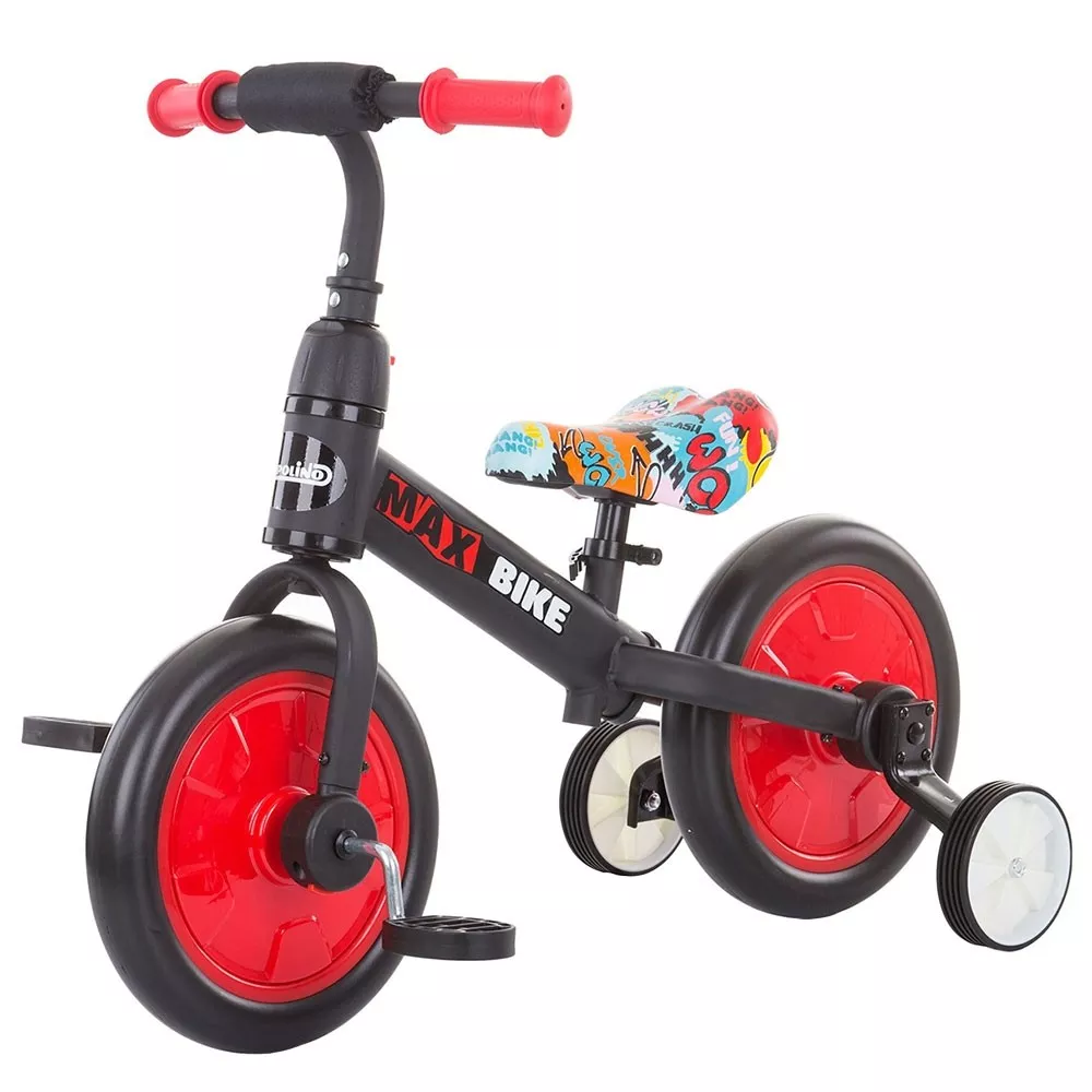 Produse - Bicicleta copii 3 ani, cu roti ajutatoare, Chipolino Max