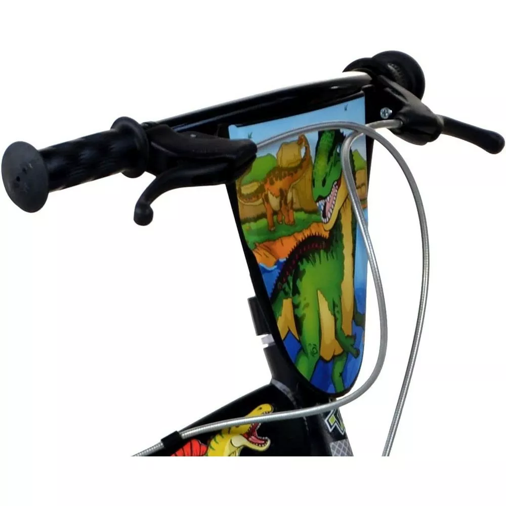 Bicicleta copii 4-7 ani, cu roti ajutatoare, pentru baieti, Dino Bikes [4]
