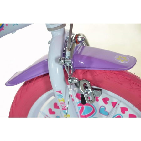 Bicicleta copii 4-7 ani,  Dino Bikes 14" Barbie [5]