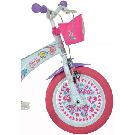 Bicicleta copii 4-7 ani,  Dino Bikes 14" Barbie [6]