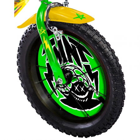 Bicicleta copii 4-7 ani,  Dino Bikes 14" Testoasele Ninja [1]