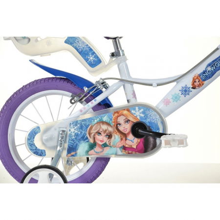 Bicicleta copii 4-7 ani, Dino Bikes 14", Snow Queen [1]