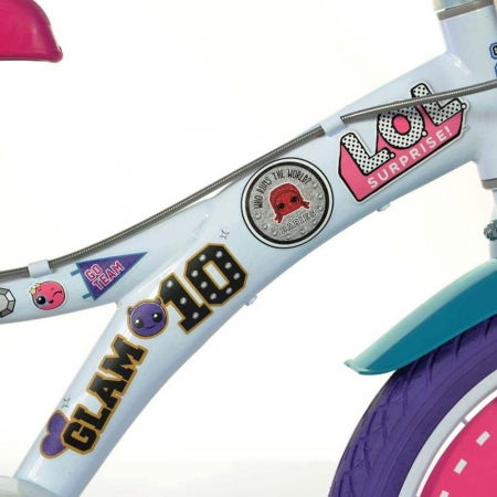 Bicicleta fetite 6-8 ani, Dino Bikes 16", model LOL [3]