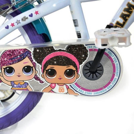 Bicicleta fetite 6-8 ani, Dino Bikes 16", model LOL [1]