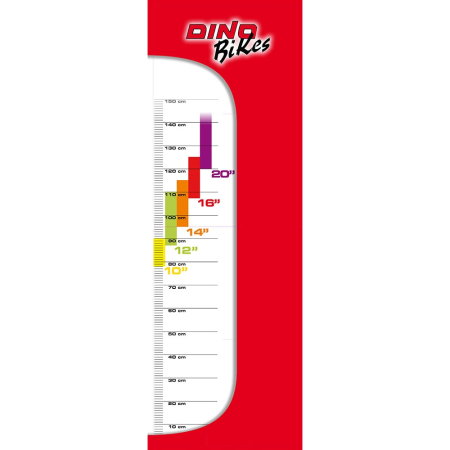 Bicicleta copii Dino Bikes 10" 108 Sport alb si roz cu frana [1]