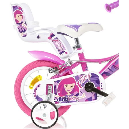 Bicicleta copii Dino Bikes 12" Fairy roz [1]