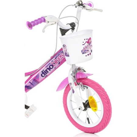 Jocuri și Jucării - Bicicleta copii Dino Bikes 12" Fairy roz