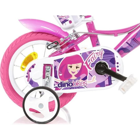 Bicicleta copii Dino Bikes 12" Fairy roz [5]