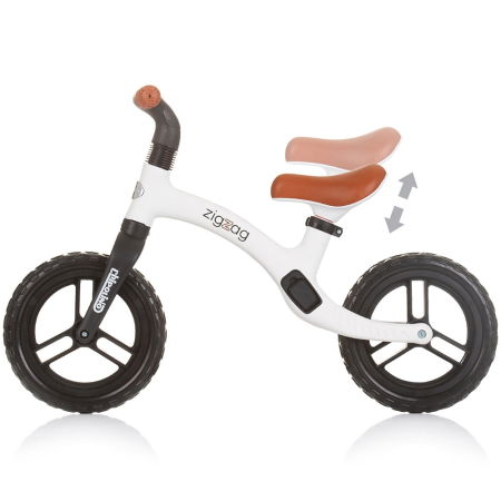 Bicicleta fara pedale Chipolino Zig Zag black white [1]