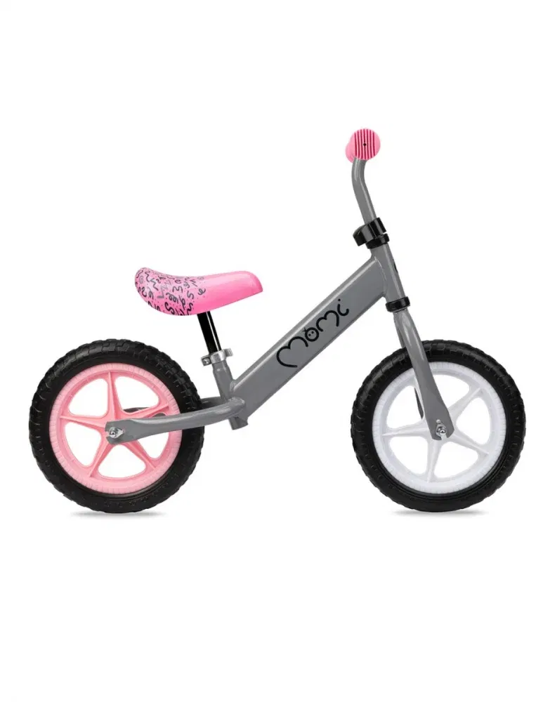 Bicicleta fara pedale, copii 3 ani+, Momi Fleet -Gri [1]
