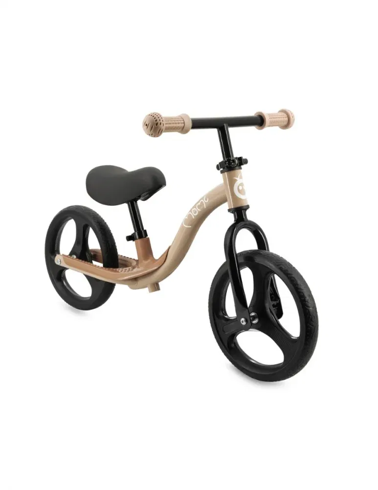 Bicicleta fara pedale cu roti led, pentru copii, 2 ani+, Momi Isoka - Bej [1]