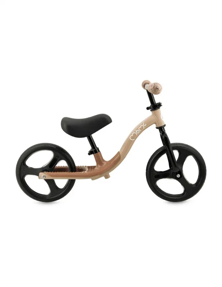 Produse - Bicicleta fara pedale cu roti led, pentru copii, 2 ani+, Momi Isoka - Bej