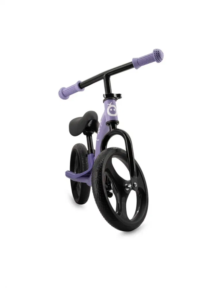 Bicicleta fara pedale cu roti led, pentru copii, 2 ani+, Momi Isoka - Mov [2]