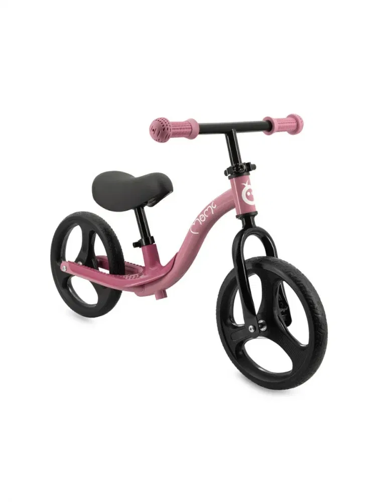 Produse - Bicicleta fara pedale cu roti led, pentru copii, 2 ani+, Momi Isoka - Roz