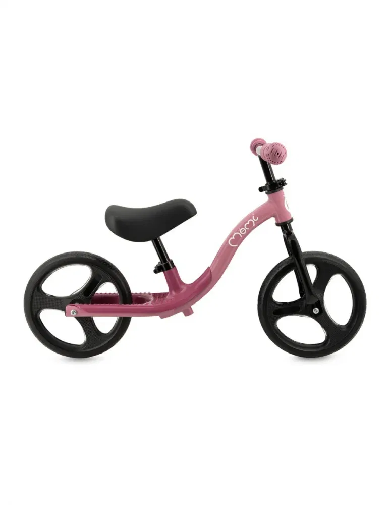 Bicicleta fara pedale cu roti led, pentru copii, 2 ani+, Momi Isoka - Roz [1]