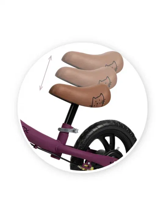 Bicicleta fara pedale, pentru copii, 3 ani+, Momi Breki - Mov [4]