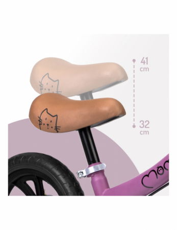 Bicicleta fara pedale, pentru copii, 3 ani+, Momi Breki - Mov [5]