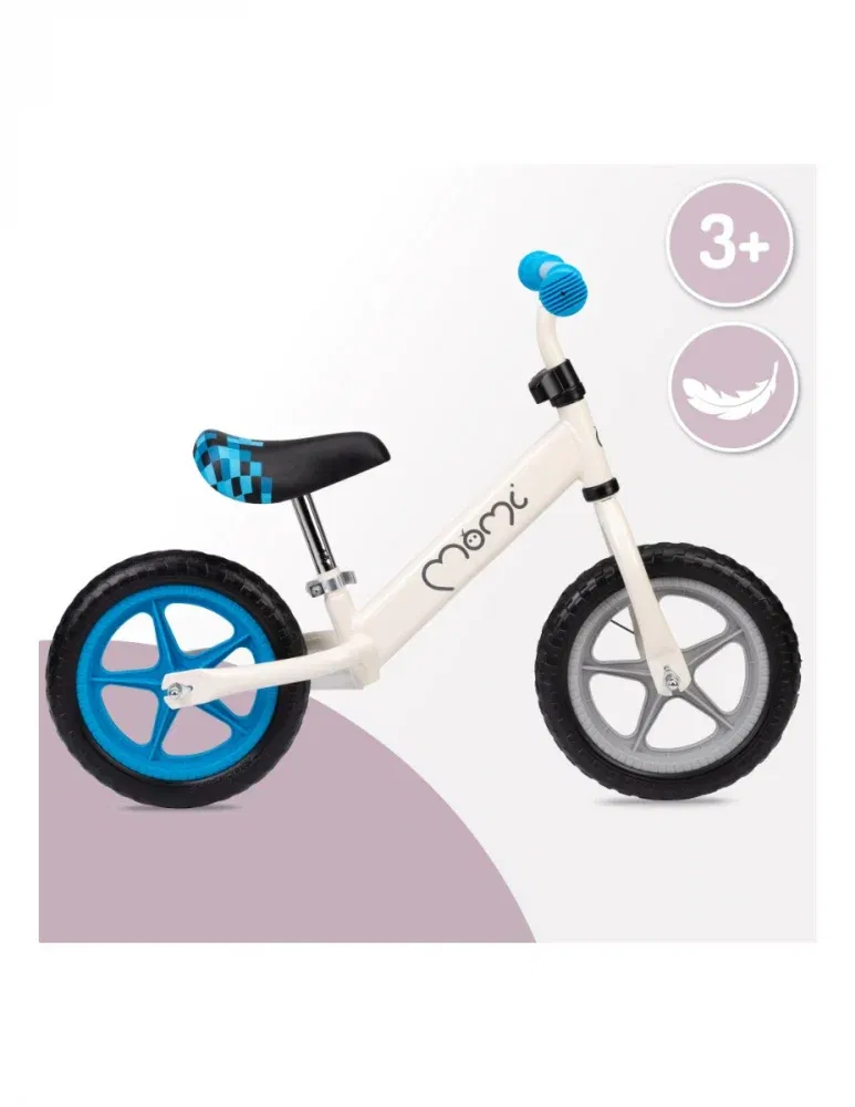 Bicicleta fara pedale, pentru copii, 3 ani +, Momi Fleet - Crem [3]