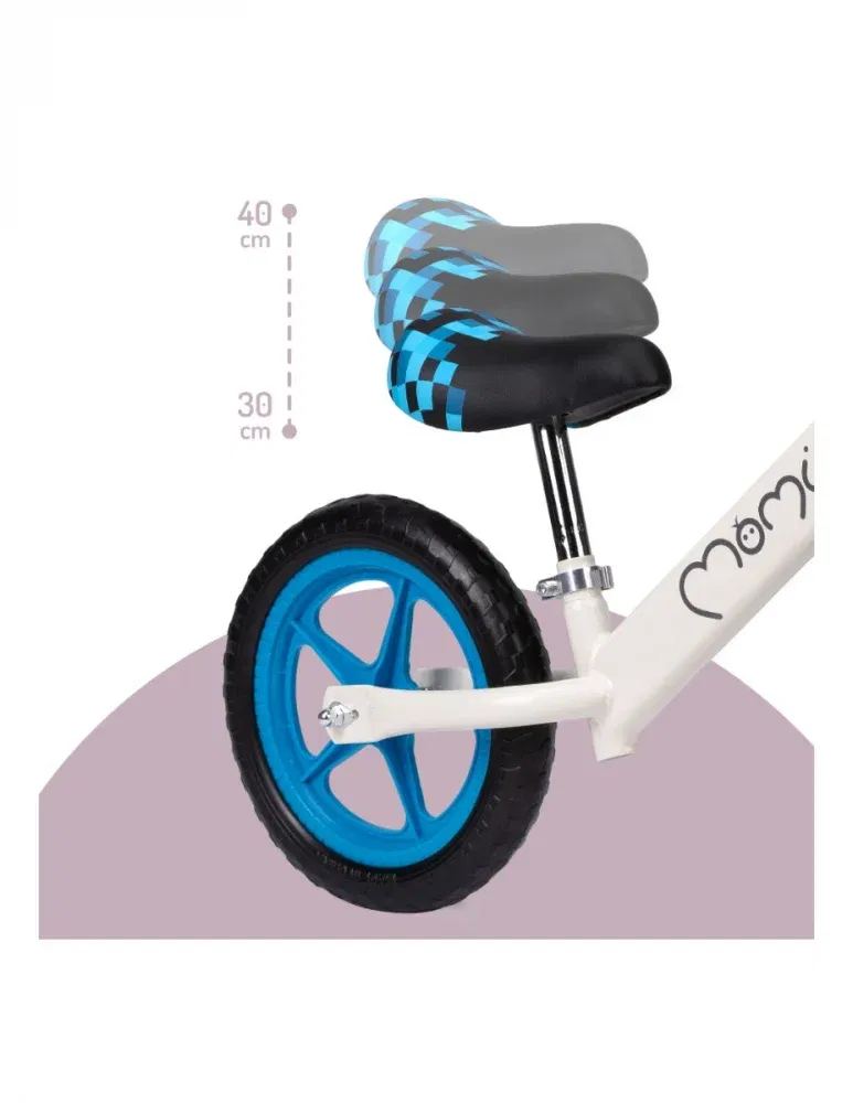 Bicicleta fara pedale, pentru copii, 3 ani +, Momi Fleet - Crem [4]