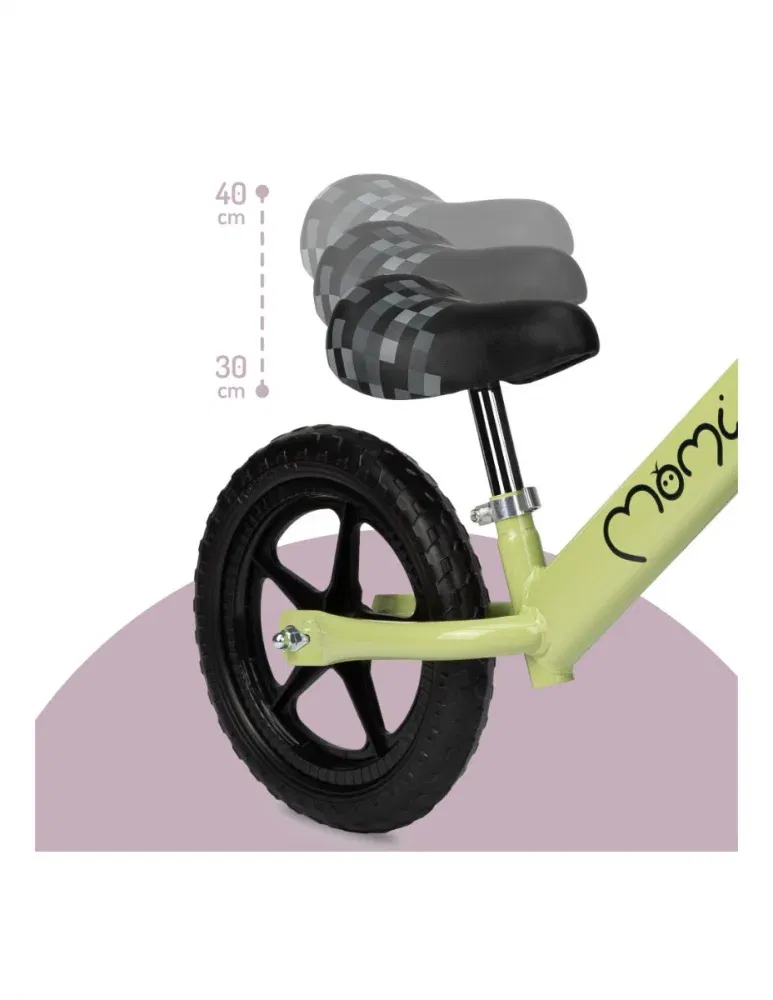 Bicicleta fara pedale, pentru copii, 3 ani+,  Momi Fleet - Verde [2]