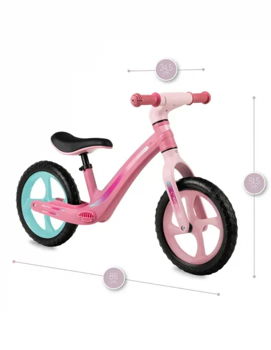Bicicletă fără pedale MoMi Mizo roz pentru copii 3 ani [3]