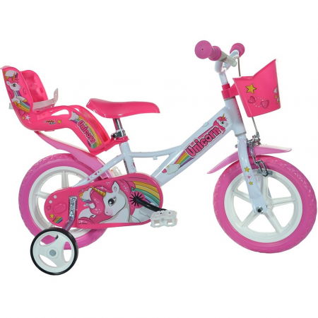 Produse - Bicicleta fetite 3-5 ani cu unicorn