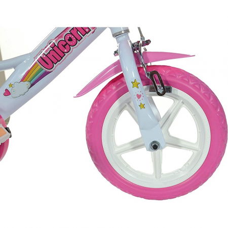 Bicicleta fetite 3-5 ani cu unicorn [5]